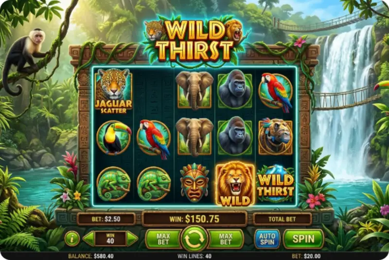Tragamonedas Wild Thirst - captura de pantalla